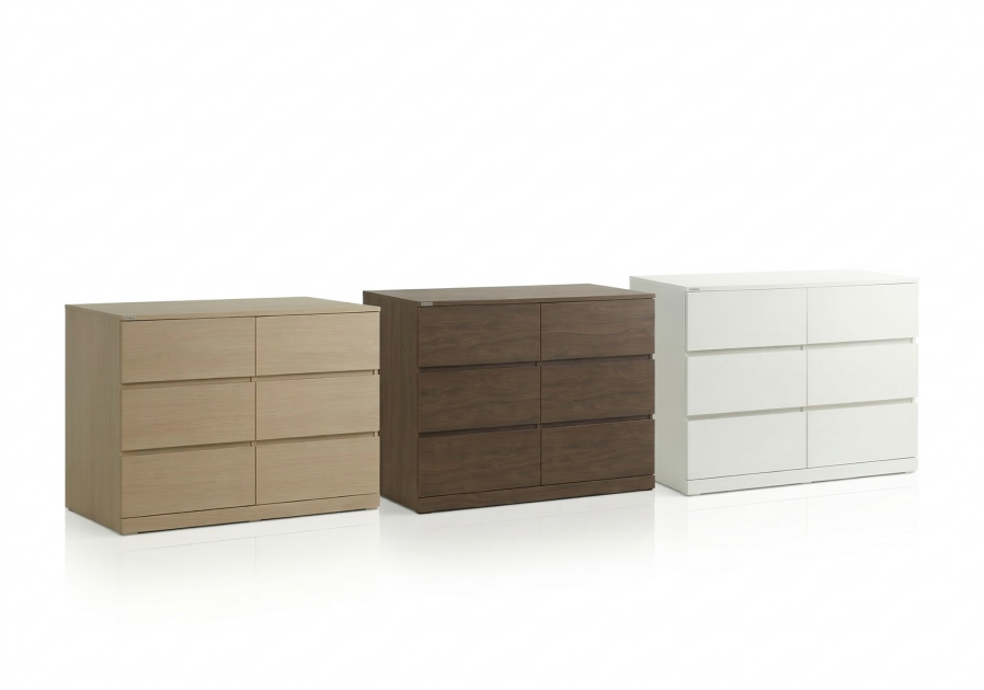 넬리 3단 와이드 서랍장